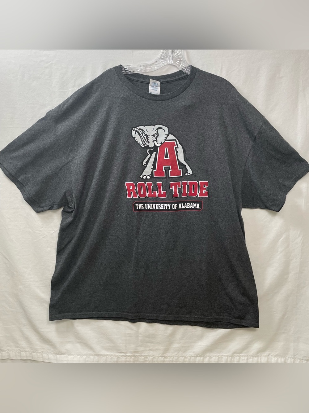 Alabama Crimson Tide Retro Style T-Shirt 3XL gray